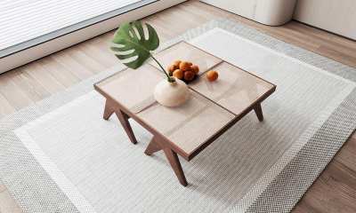 侘寂茶几3D模型下载